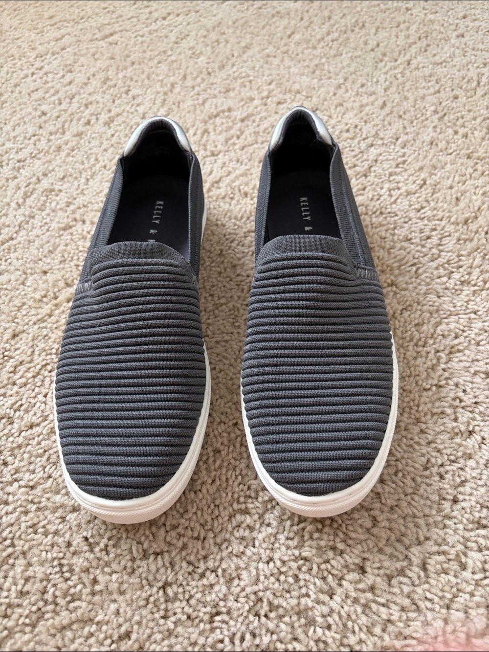 Kelly & Katie Women’s Gray Slip-Ons